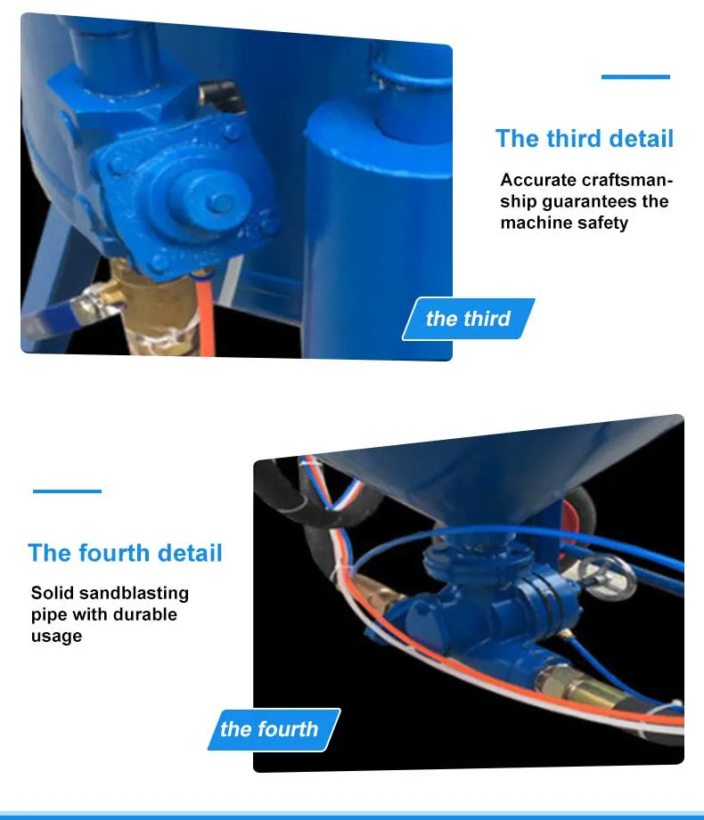 Jd 500 Dry/Wet Abrasive Sand Blasting Pot, Portable Water Blasting Tank